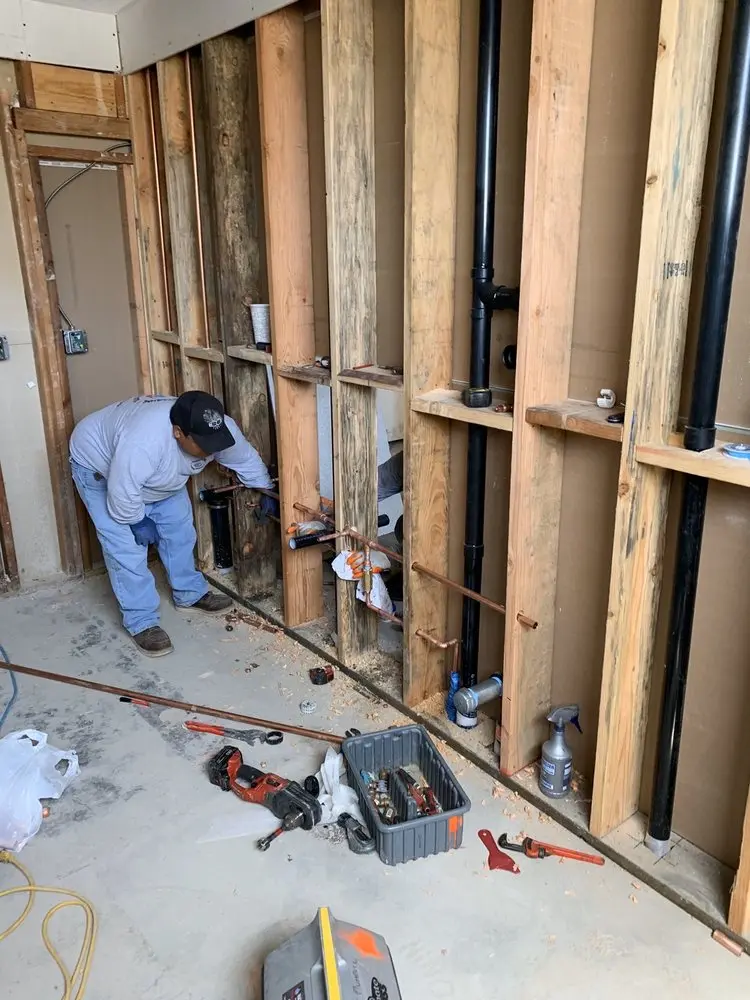 Commercial rough-in plumbing for Trenchless Sewer Repair in Phillips Heights